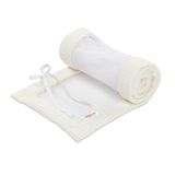 babybay Nestchen mesh-wafelpiqué boxspring XXL, ivoor