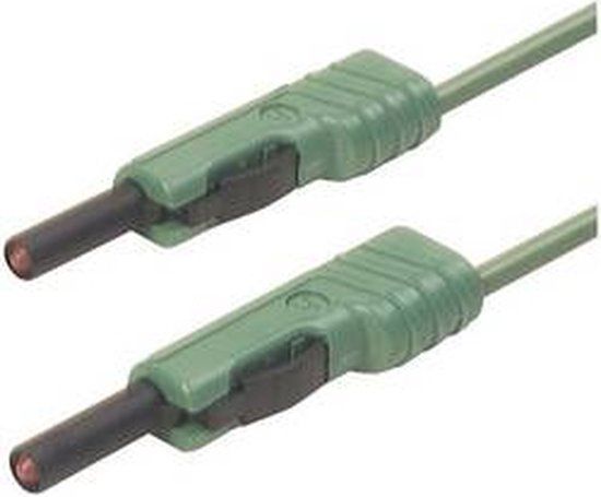 SKS Hirschmann Test & Measurement Hirschmann Test & Measurement MLB 100/1 V gn Meetsnoer Banaanstekker 4 mm Banaanstekker 4 mm 1.00 m Groen 1 stuk(s)