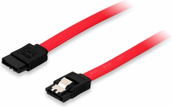 Equip SATA Cable Flat 50cm with metal latch