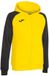 Joma Academy IV Dames Sweatshirt met Rits en Capuchon - Geel/Zwart - Maat M