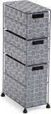 Versa Badkamerschappen Grijs 28 x 57 x 15,5 cm