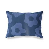 BonaMaison Blauw Decoratieve Kussensloop, Kussenhoezen Bank, Decoratieve Kussenhoesjes, Kussensloop; Sofa, Slaapkamer, Kantoor, Auto 45x60 Cm - Ontworpen en vervaardigd in Turkije