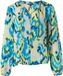 Comma Blouse V-hals Lange mouw Viscose Wit