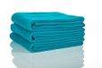 Glart 3 stuks Oeko Tex fleecedekens, turquoise, 130 x 160 cm