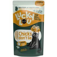 Lucky Lou natvoer senior Gevogelte 16x125 g