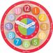 Bigjigs Toys Bigjigs houten leer klok - multi