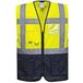 Portwest C476 Warsaw Uitvoerend Hesje, Normaal, Grootte 5XL, Geel/Marine