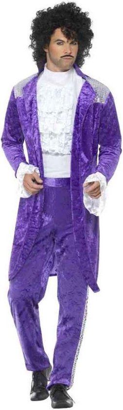 Smiffys 80's Purple Musician Costume - XL - Purple