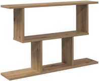 vidaXL Wandplank Artisanaal eiken 80 x 15 x 50,5 cm Bewerkt hout