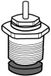IMI Hydronic Engineering HEIMEIER Thermostaat-ombouw bovendeel RVE/RVES thermostaatkopdraad M 28 x 1,5, 50343002