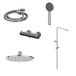 IVY Grohe Regendoucheset IVY Bond Opbouw Thermostatisch 30 cm Medium Satin Handdouche Chroom