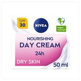 NIVEA Crème de jour nourrissante 24h Hydratant SPF30 (50ml)