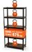 EASYmaxx Staande kast, industrieel design, 180 x 90 x 40 cm