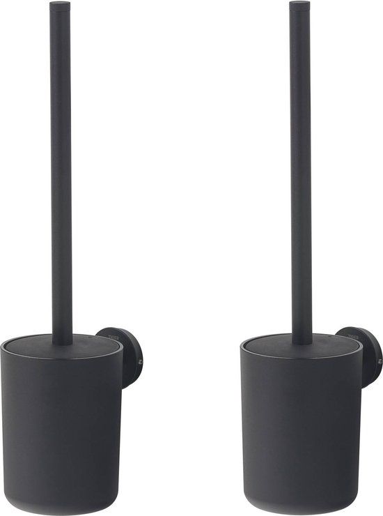 Tiger Urban - Toiletborstel met houder (2 stuks) - Zwart