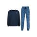 Vingino pyjama met backprint - donkerblauw/blauw