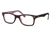 Ray-Ban RB5228 Zonnebril Rechthoekig Bruin Roze Acetaat Unisex Volwassene S/M