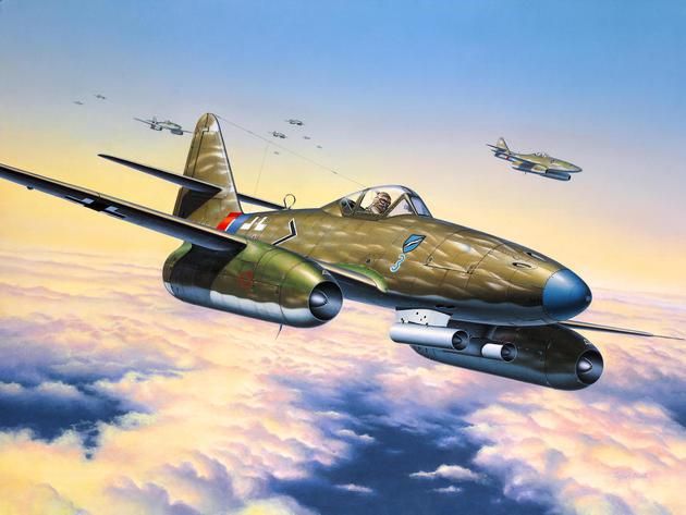 Revell Me 262 A1a - 04166 - Vliegtuig modellen - multi