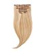 Rapunzel of Sweden Classic Clip-ins Raide / Volume Moyen / 7 pièces M7.4/8.0 Blond d'été 50 cm Extensions de cheveux