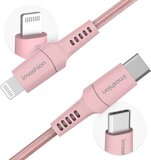 iMoshion Lightning naar USB-C Kabel - 2 meter - Roze