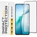 Techsuit Film de protection d'écran pour OnePlus Nord CE4 Lite, Verre trempé, Collage intégral, Noir
