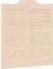 vidaXL Schuifdeuren 90 x 40 cm massief grenenhout naturel