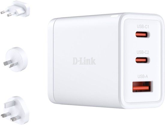 D-Link DCP-651 oplader voor mobiele apparatuur Universeel Wit AC Snel opladen Binnen