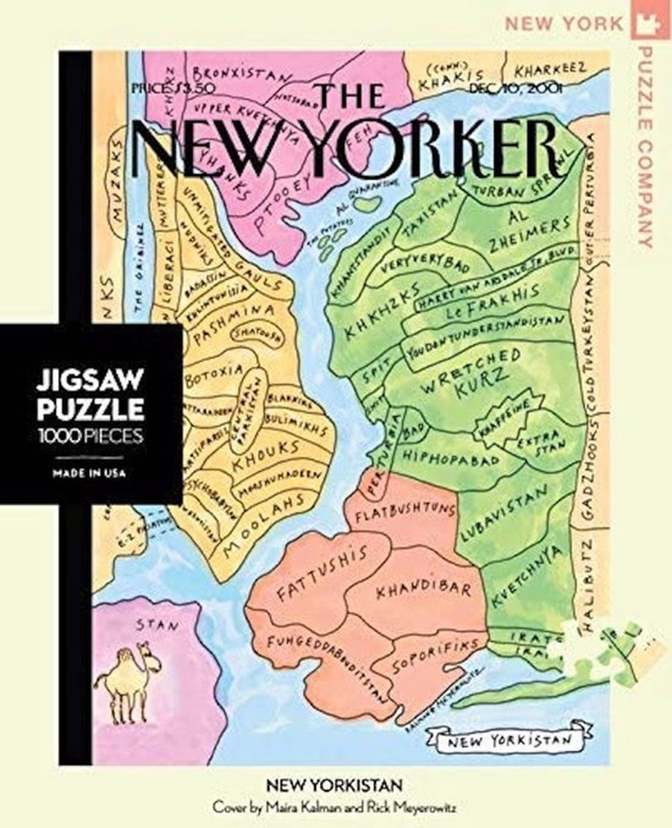 The New York Puzzle Company New Yorkistan - NYPC Puzzel 1000 Stukjes - Overig