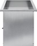 vidaXL Plantenbak met led zilver 40 x 60 x 40 cm
