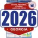 Poster Georgia State and Federal Labor Law Poster 2019 - OSHA Workplace Compliant 61 cm x 91.4 cm - All in One Required Posting - UV Coated