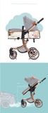 Bellaby Luxe Kinderwagen 2-in-1 Zwart