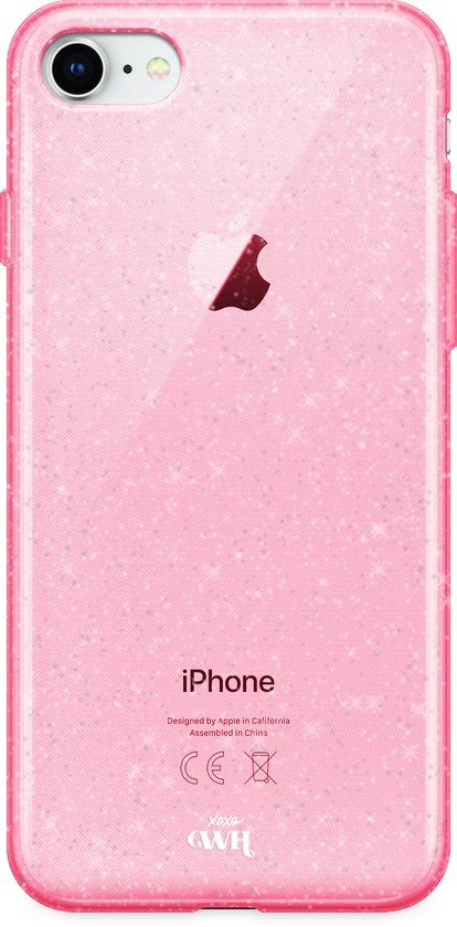 xoxo Wildhearts Sparkle Away Pink iPhone 7/8/SE Glitter Case