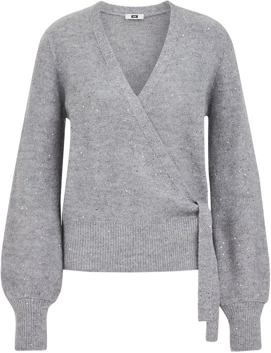 WE Fashion Dames overslagvest met pailletten