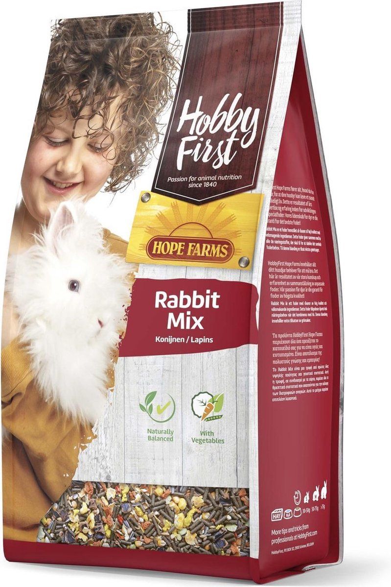 Hobby First Hope Farms Rabbit Mix - Konijnenvoer - 3 kg