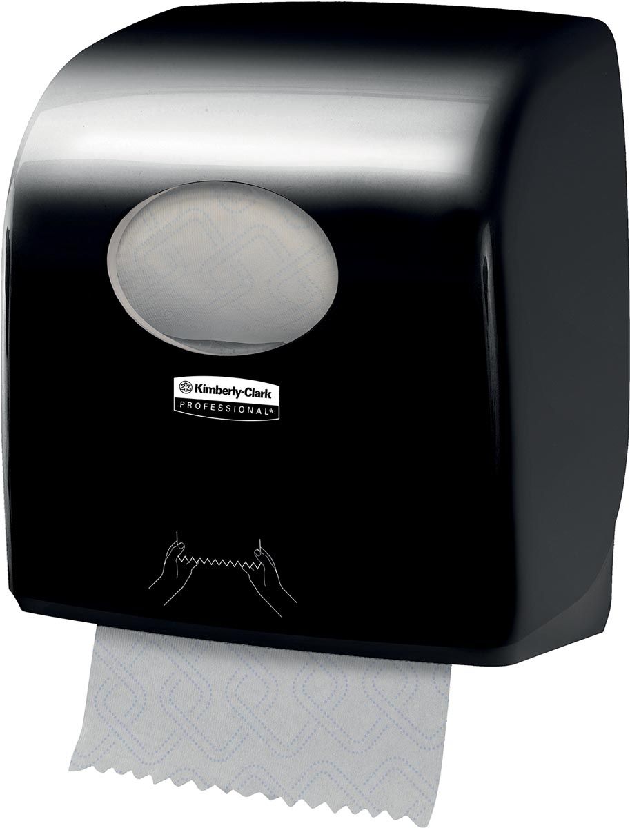 Kimberly-Clark Aquarius handdoelroldispenser zwart