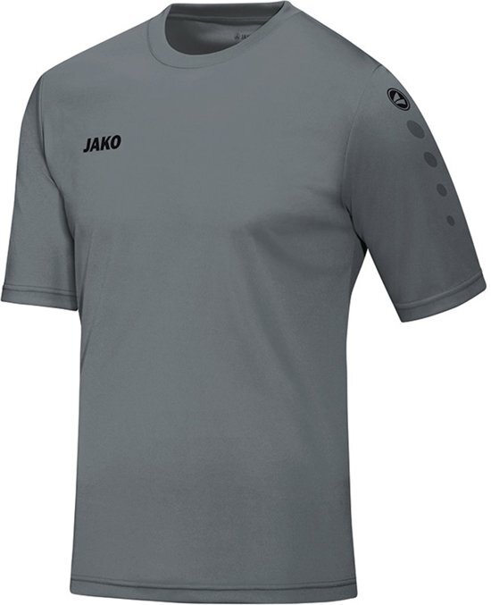 JAKO Team SS T-shirt Heren Sportshirt performance - Maat S - Mannen - grijs