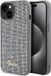Guess Square Mirror Back Case for Apple iPhone 15 - Silver