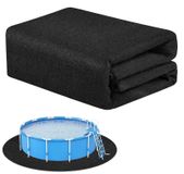 Tapis de protection pour piscine ronde, 370 cm, Tapis de protection pour extérieur