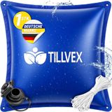 Coussin d'hiver pour piscine - 120 x 120 cm - Avec corde de 12 m et kit de réparation