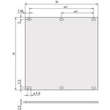 nVent SCHROFF 30847463 Voorplaat 2 stuk(s)