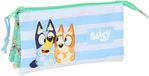 Safta Bluey Sisters Triple Etui Bleu Homme