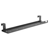 RICOO Kabelgoot Z1122, kanaal, zwart, 59 x 10,6 cm, kabelbevestiging, leidingen, geleidingsbox onder het bureau