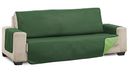 Martina Home Bankhoes, gewatteerd, groen/fles, 2-zits (Diamond)