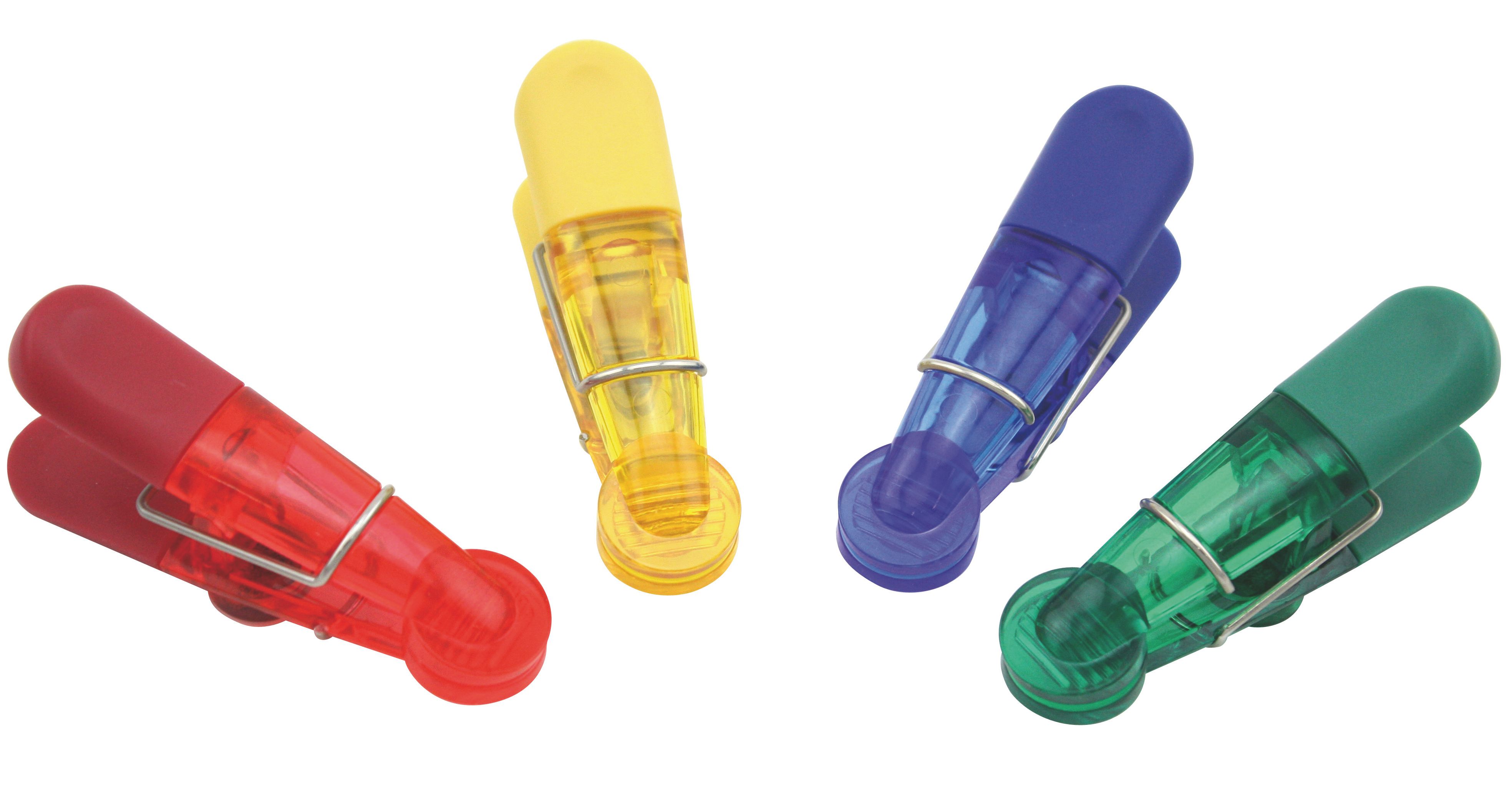 FACKELMANN 59903 - Keukengerei - 4 stuks - Kunststof - Blauw/Geel/Groen/Rood