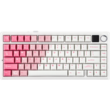 EPOMAKER x AULA F75 MAX - Rose / Blanc - Clavier Mécanique Sans fil - RGB - 75% - QWERTY - Clavier de jeu - Leobog Reaper Switch