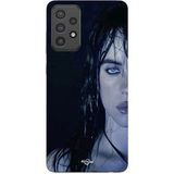 Billie Eilish Coque Pour Samsung Galaxy A72 visage fond noir Maniacase