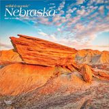 Nebraska Brown Trout Nebraska Wild & Scenic 2027 12 X 24 Inch (Hanging) Monthly Square Wall Calendar Plastic-Free