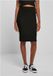Urban Classics Rib Knit Midi Rok Zwart L
