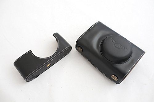 TP Handgemaakte Echt Lederen Full Camera Case Bag Cover voor Leica X-E Typ 102 Leica X2 X 1 Zwart Kleur