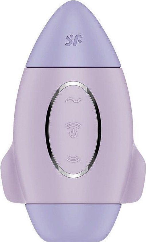 Satisfyer Mission Control - Luchtdruk Vibrator - Paars