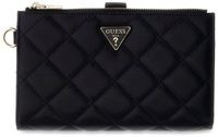 GUESS Juliet SLG Double Zip Organizer Portemonnee Zwart